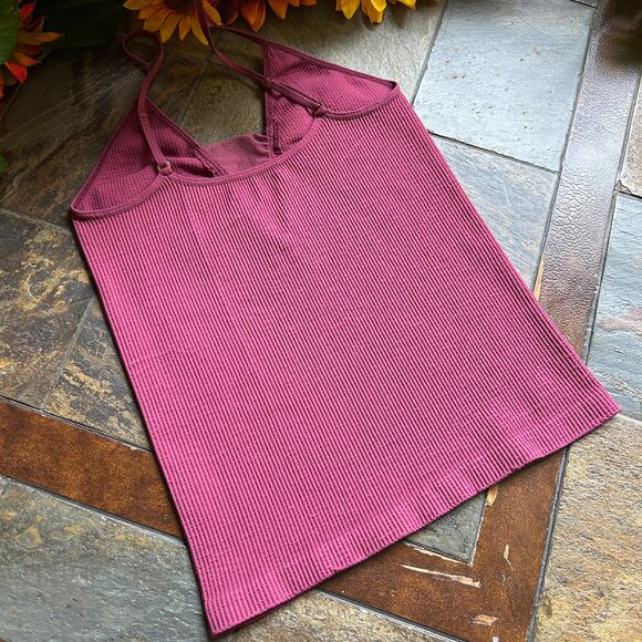 Free People “Intimately” Camisole Top in Cabernet - Picture 5 of 13